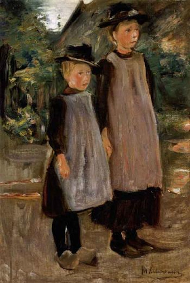 Two Dutch children by Max Liebermann