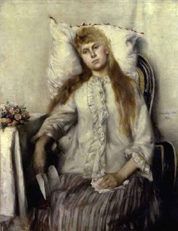 Convalescent girl by Lovis Corinth
