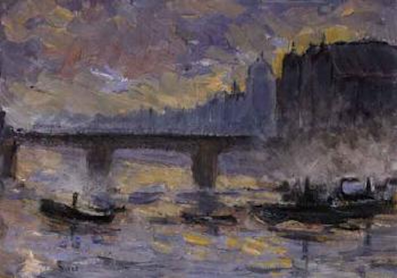 Vue de Londres by Maximilien Luce