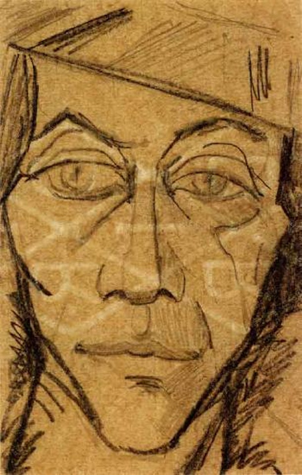 Portrait of Sidi Riha by Erich Heckel