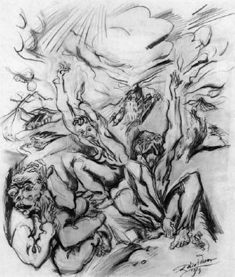 Fear by Ludwig Meidner