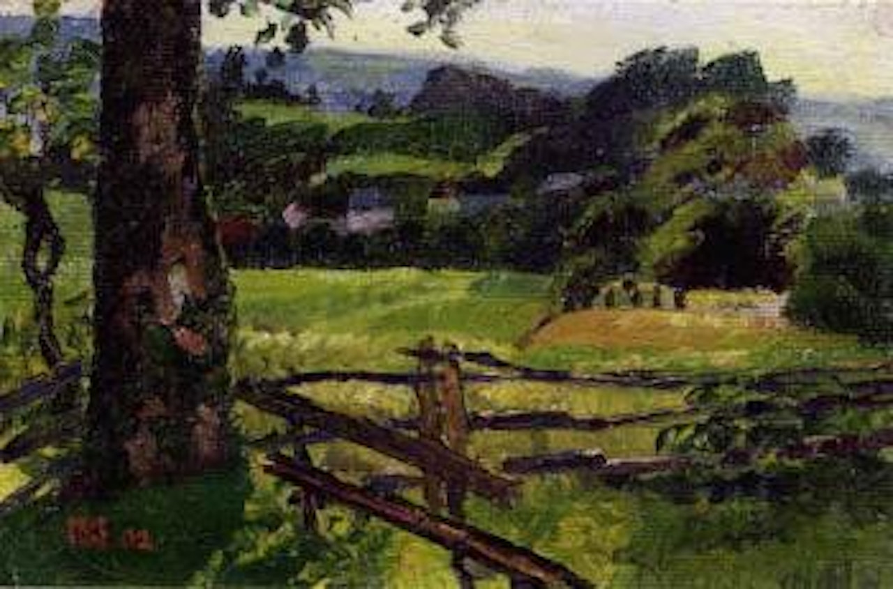 Bavarian landscape by Gabriele Münter