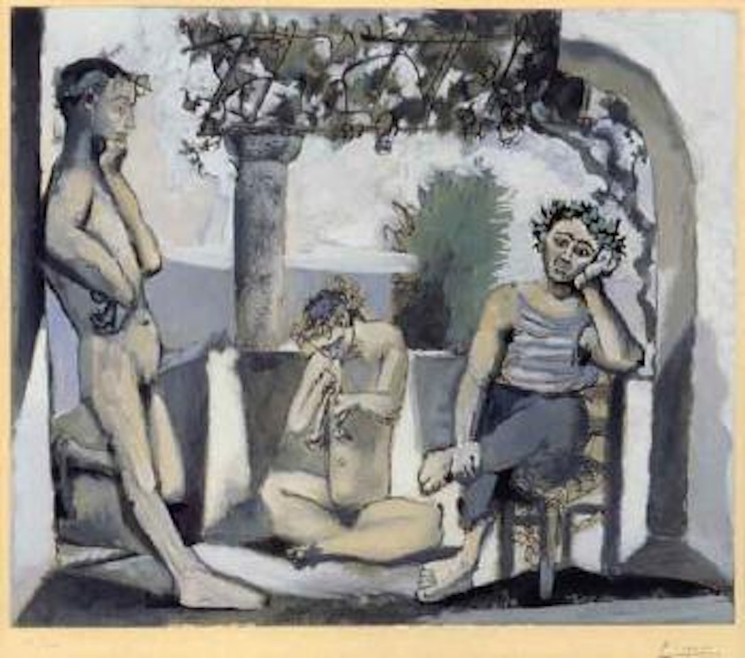 Bacchantal scene by Pablo Picasso