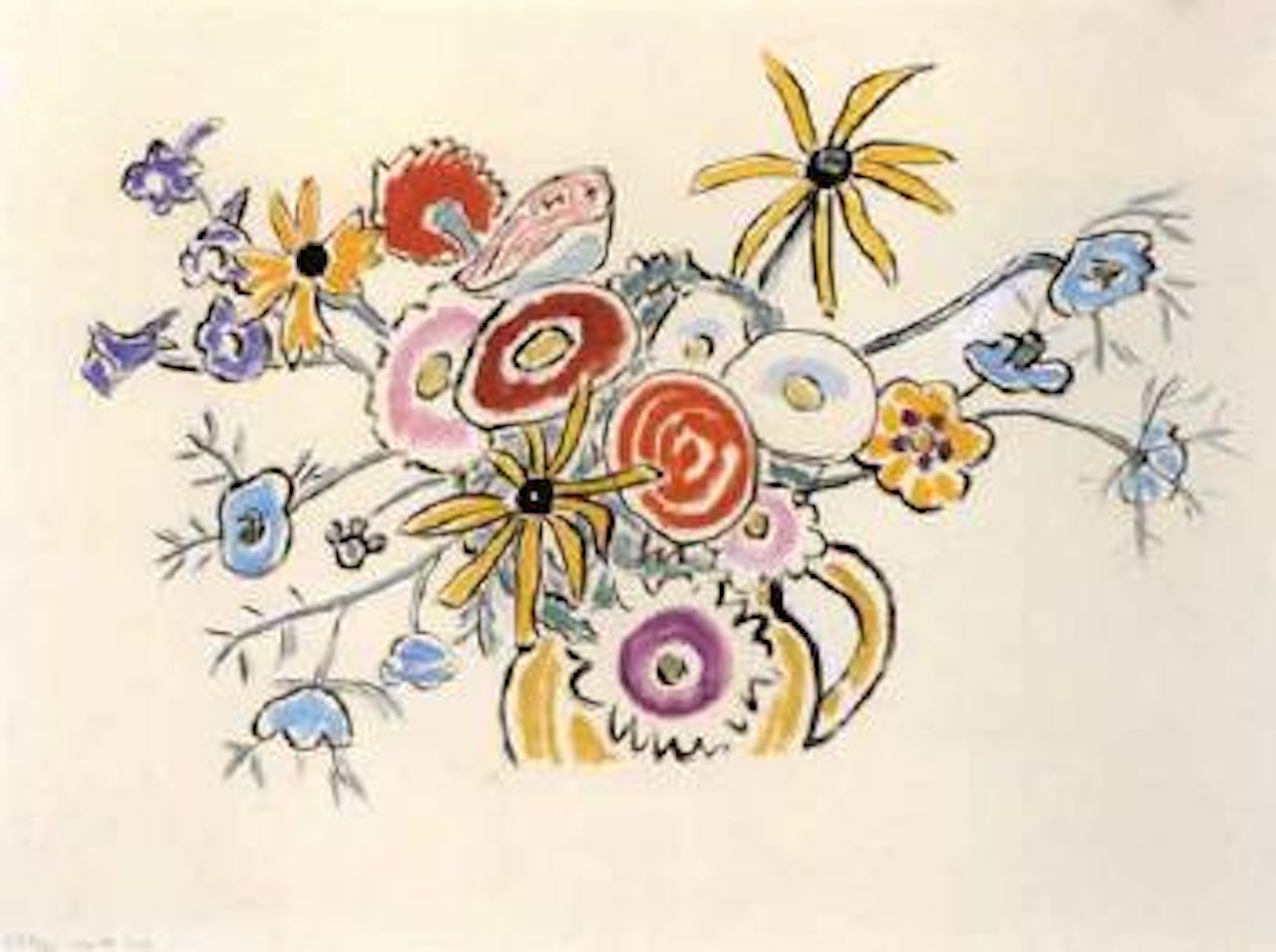 Still life of flowers by Gabriele Münter