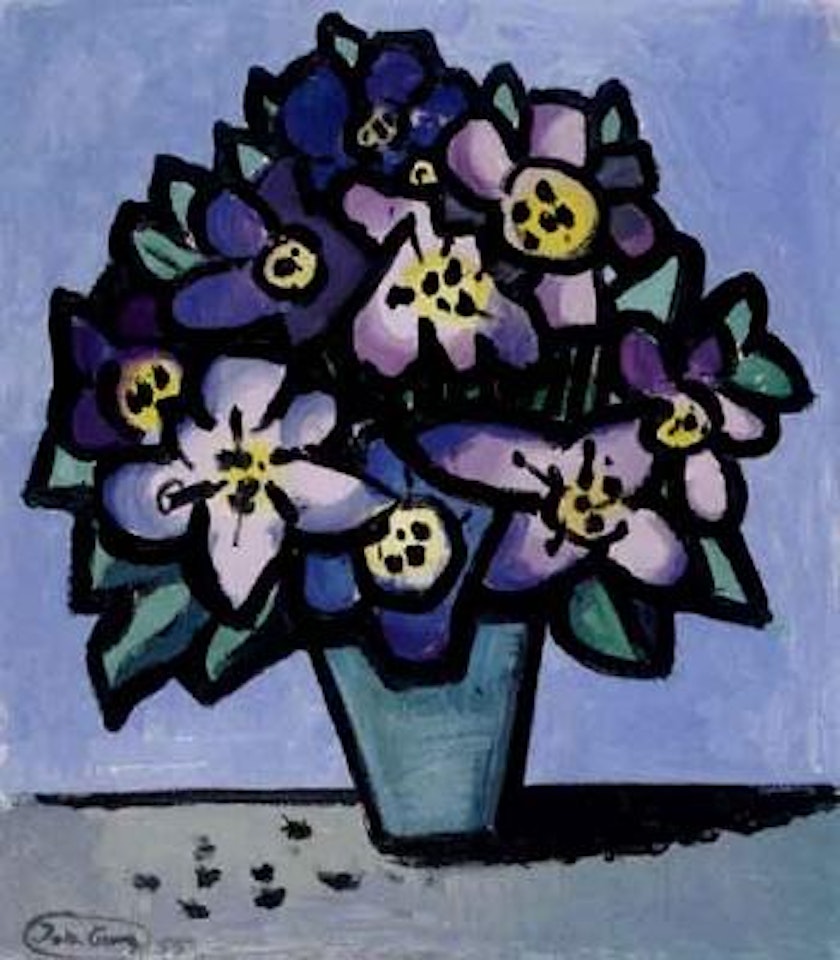 Untitled - still life of flowers by Johann Georg Müller