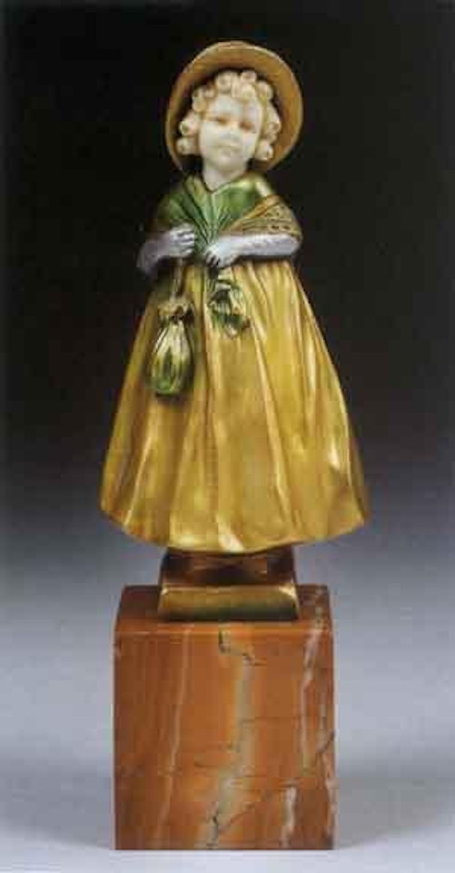 Girl with reticule by Ferdinand Preiss
