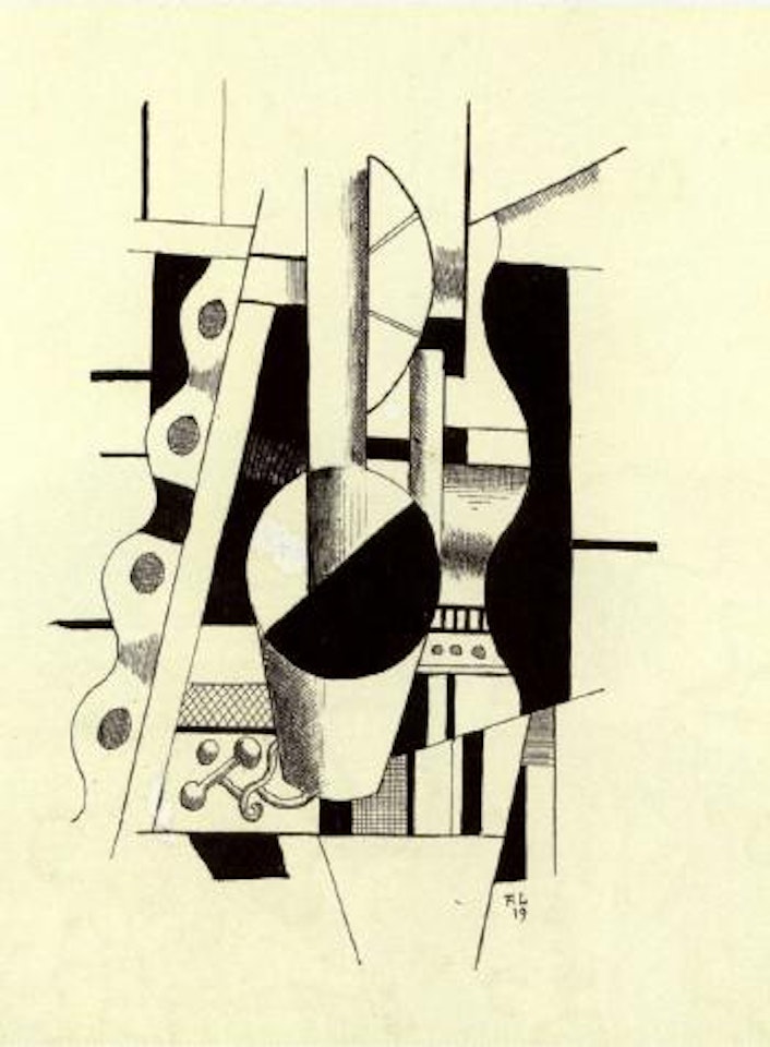 Composition mecanique by Fernand Leger