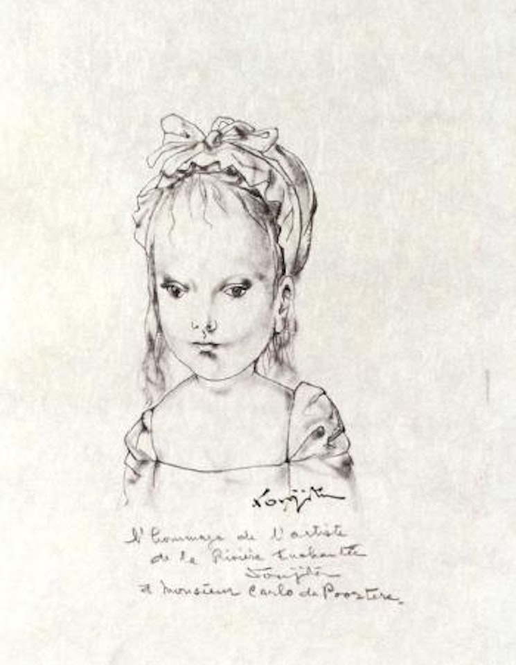 Jeune fille by Leonard Tsuguharu Foujita
