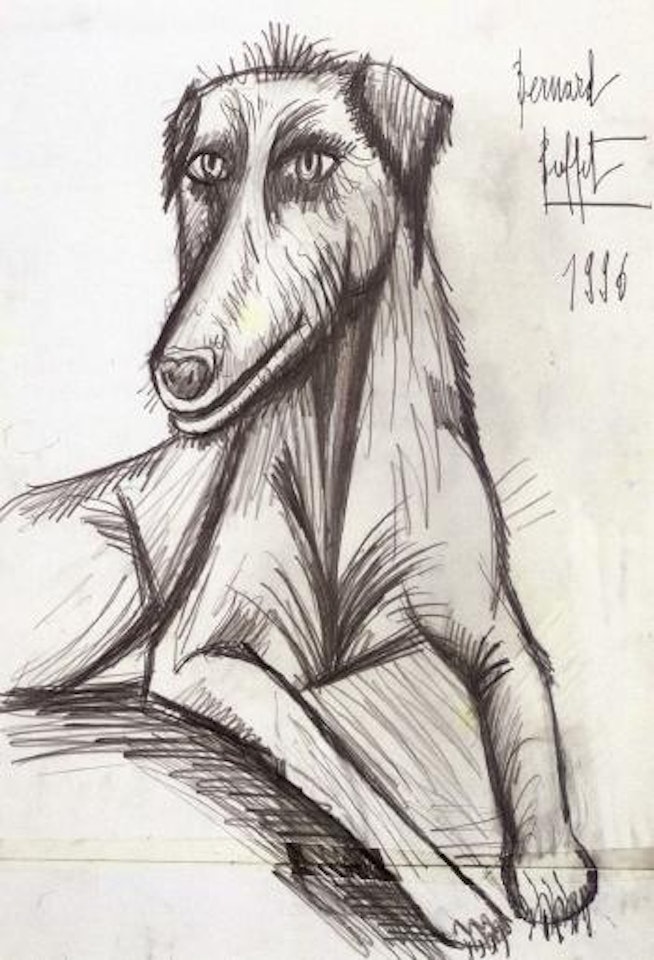 Le chien by Bernard Buffet