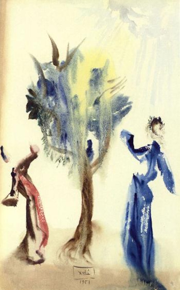 L'abre du chatiment, for La Divine Comedies by Salvador Dali
