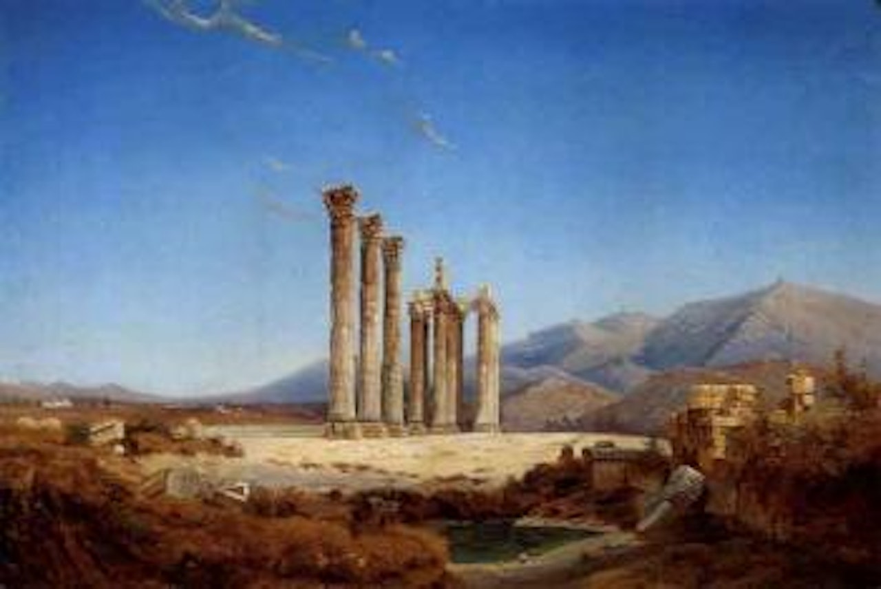 Athens, Temple of the Olympian Zeus by Continental School