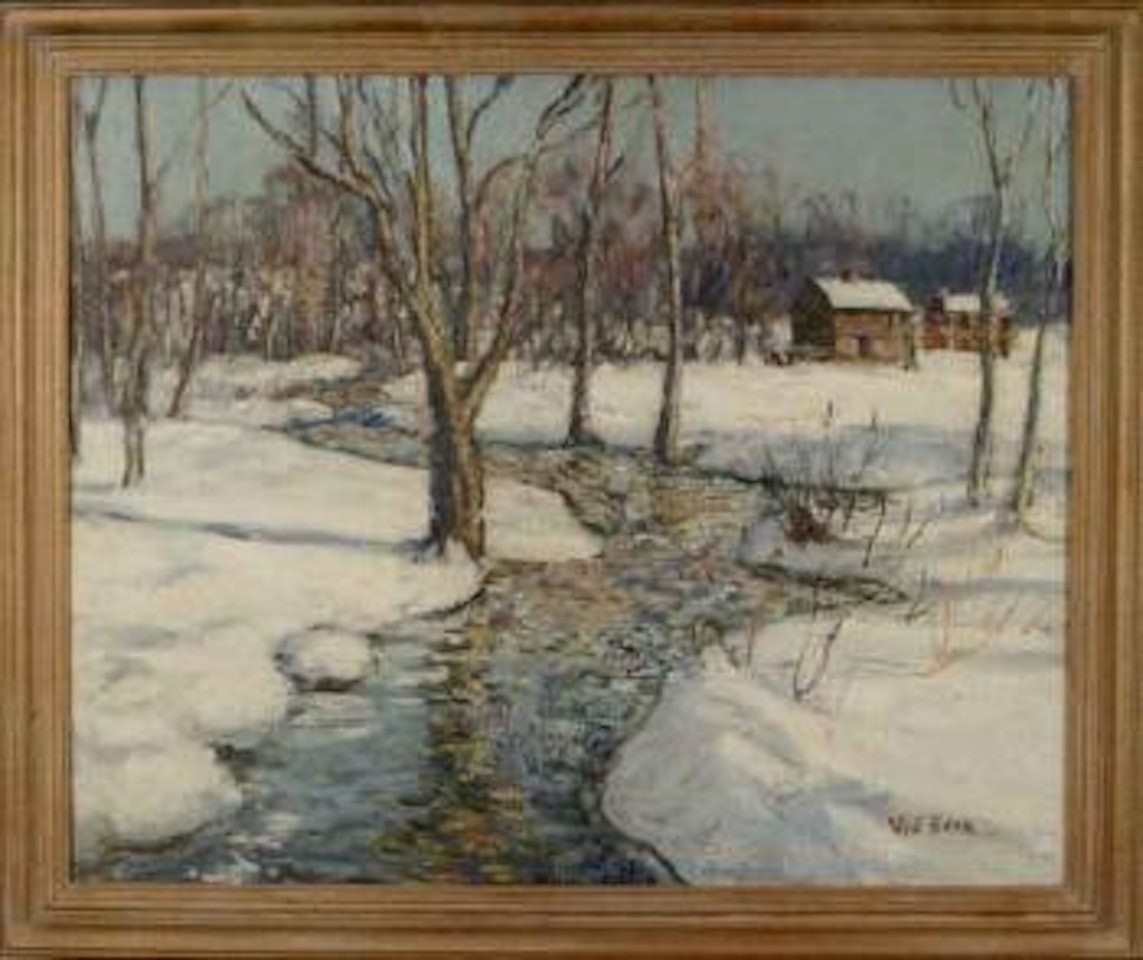 Brook at Center Valley by Walter Emerson Baum