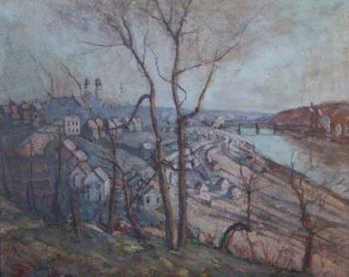 Fall landscape by Walter Emerson Baum