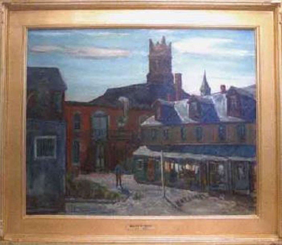 Allentown backyard by Walter Emerson Baum