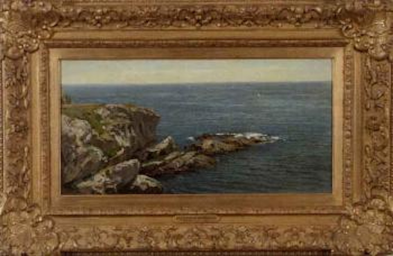 Rocky coast, spring time by William Trost Richards