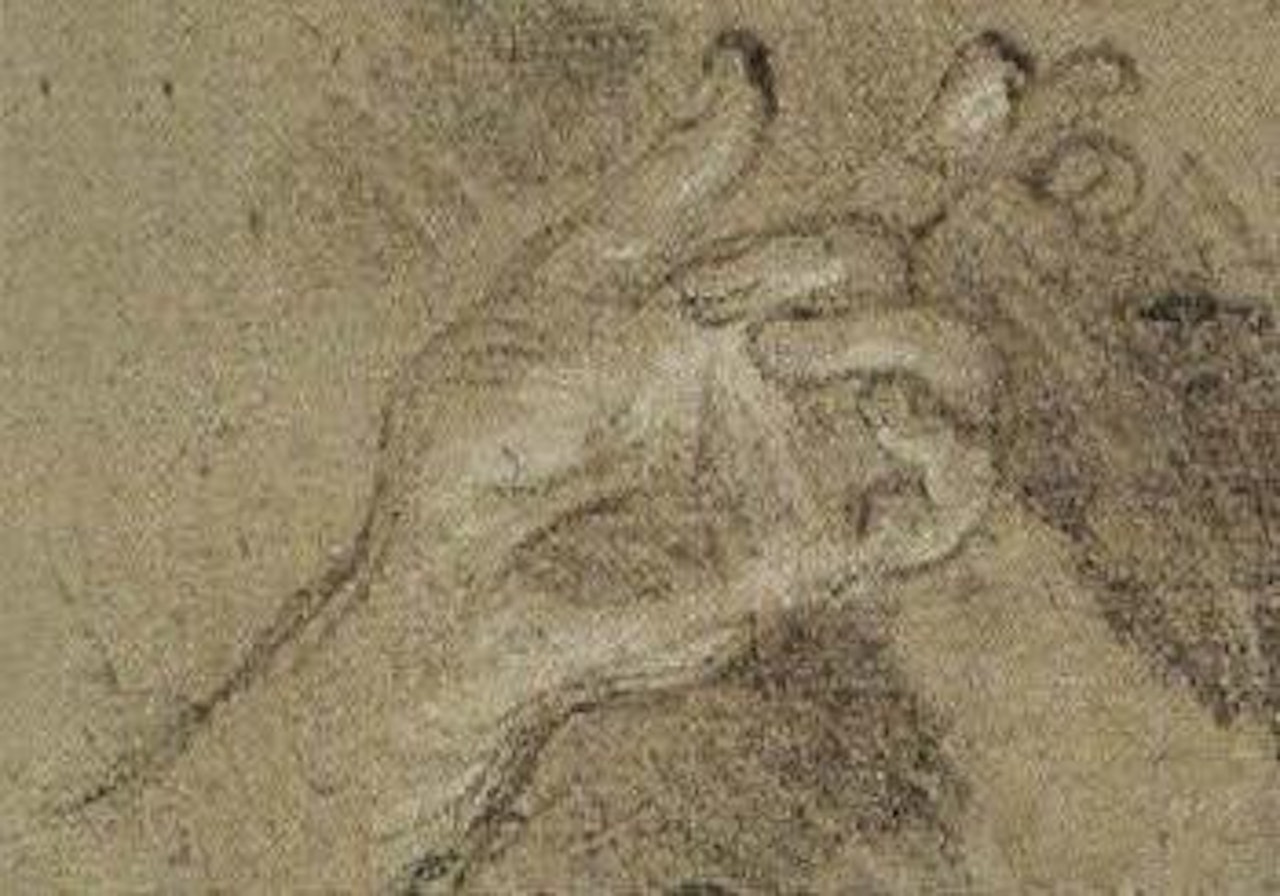 Eight studies of hands by Francois Boucher
