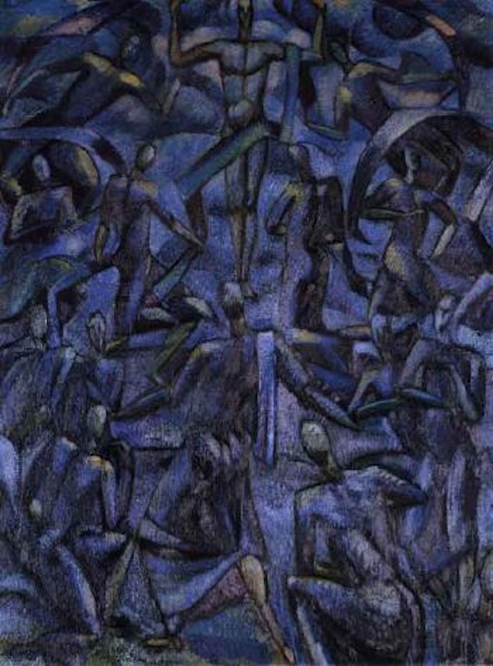 Composition of figures by János Kmetty