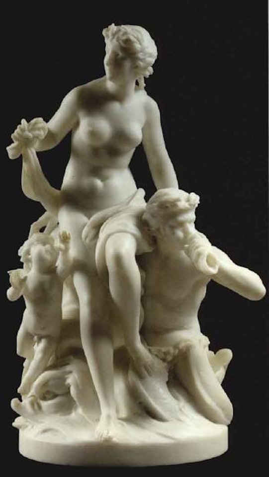 Venus with Triton and putto by French School