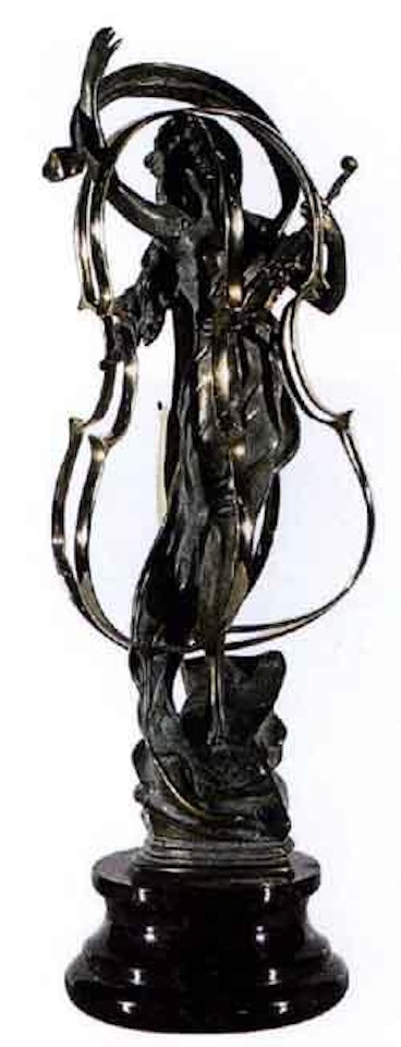 Nymph and violin by Arman