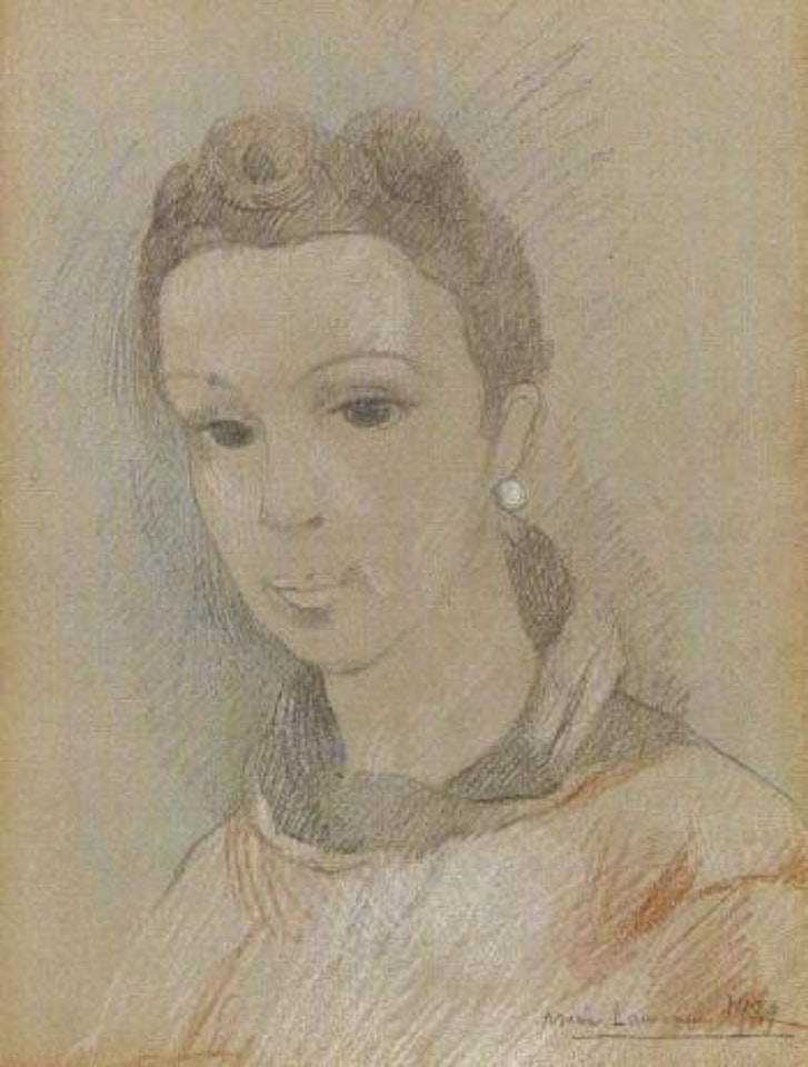 Femme a la perle by Marie Laurencin