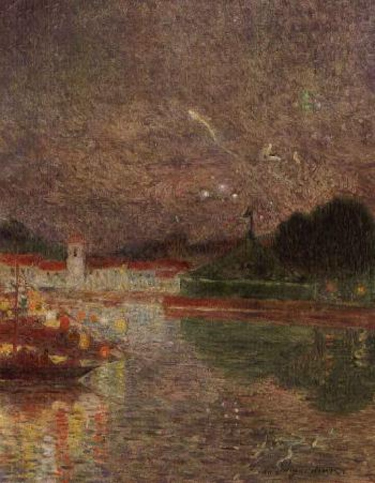 Feu d'artifice et fete foraine by Ferdinand du Puigaudeau