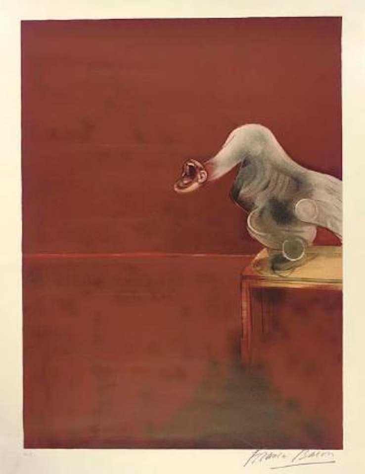 Second version of triptych by Francis Bacon