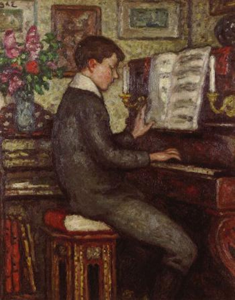 Enfant au piano by Georges d’Espagnat