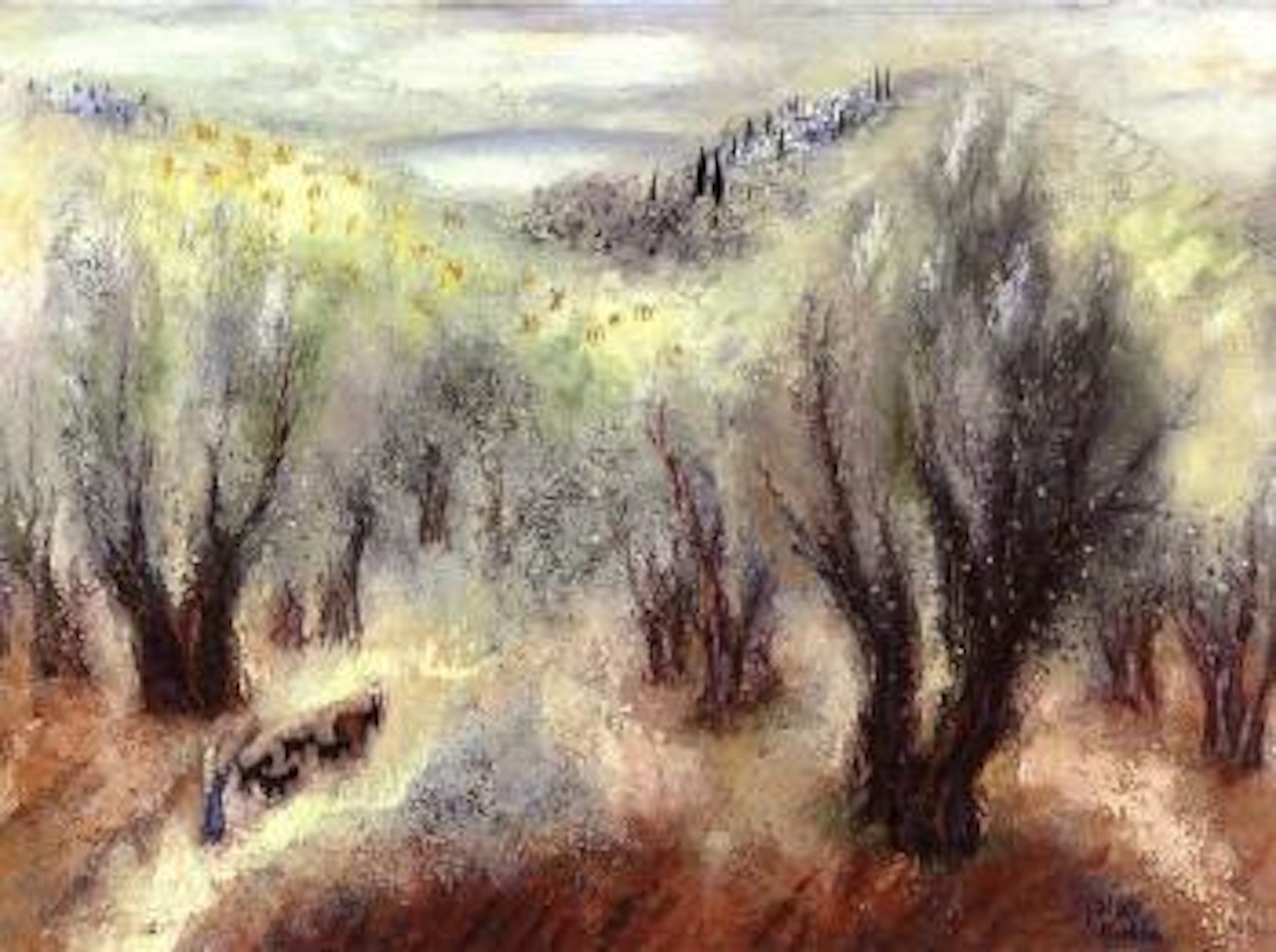 Near Safed by Reuven Rubin