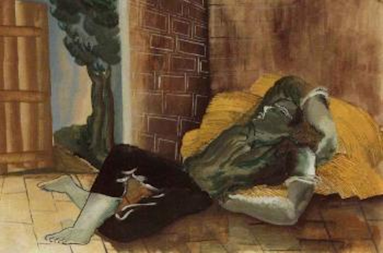 Sleeping figure by Ossip Zadkine