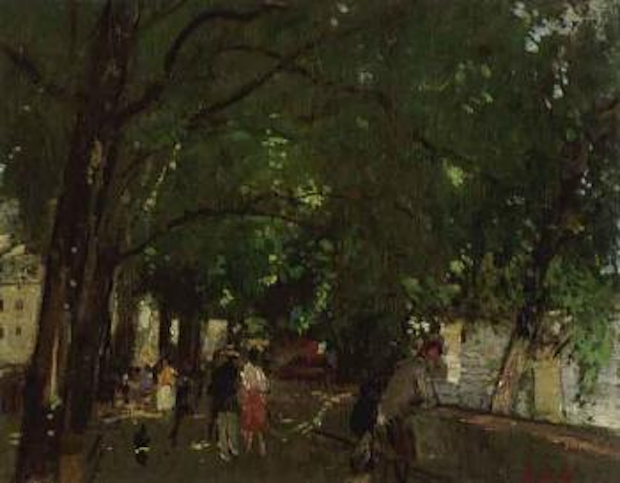 Au bord de la Seine by François Gall