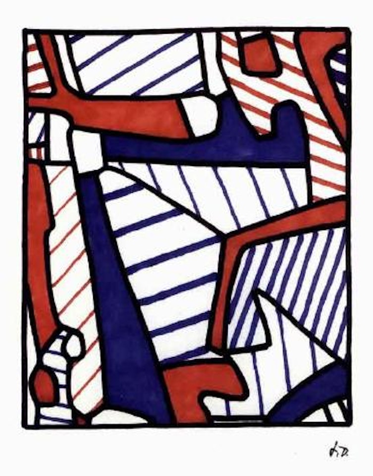 Element pour obturation de la fenetre by Jean Dubuffet