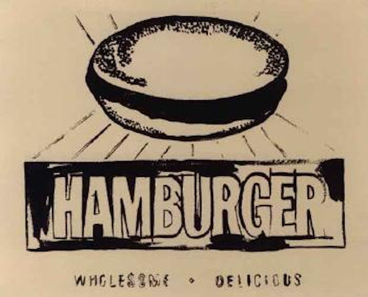 Hamburger by Andy Warhol