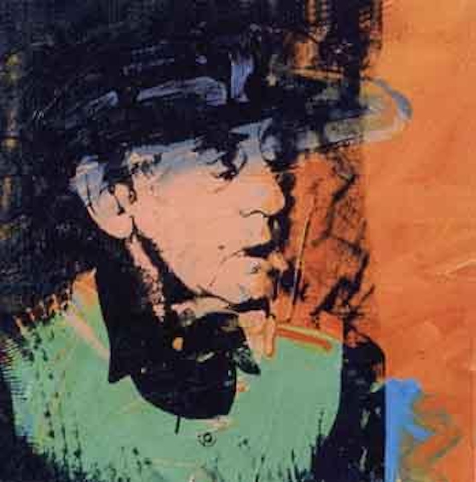 Portrait of Man-Ray by Andy Warhol