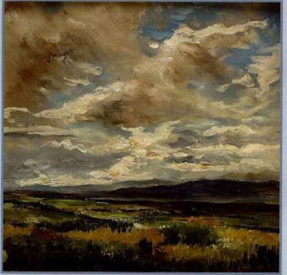 Italian landscape by Joaquin Sorolla Y Bastida