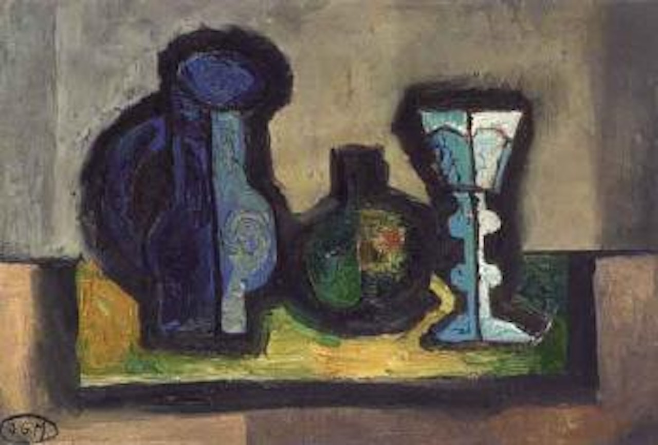 Still life with a wine glass by Johann Georg Müller