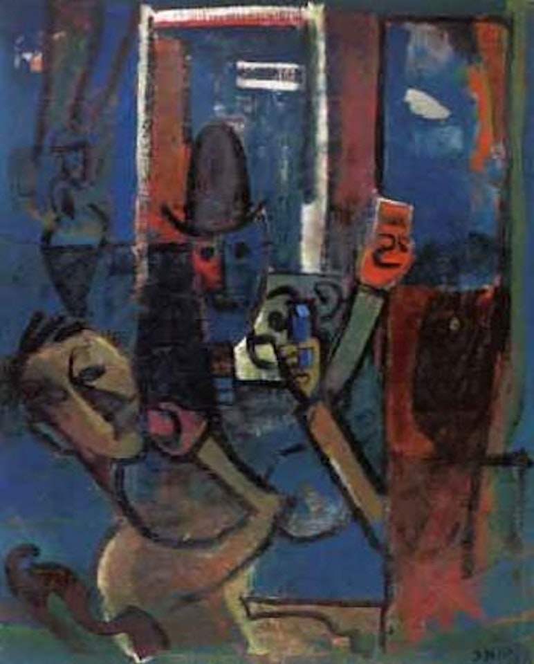 In the bar by Francisco Bores