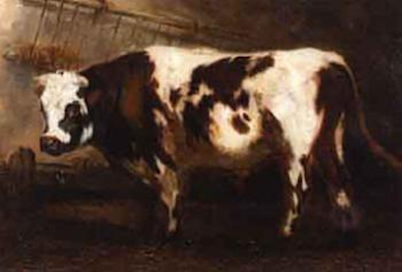 Bull in stall by Rosa Bonheur