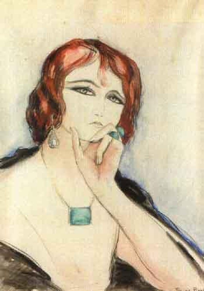 Jeune femme songeante by Francis Picabia