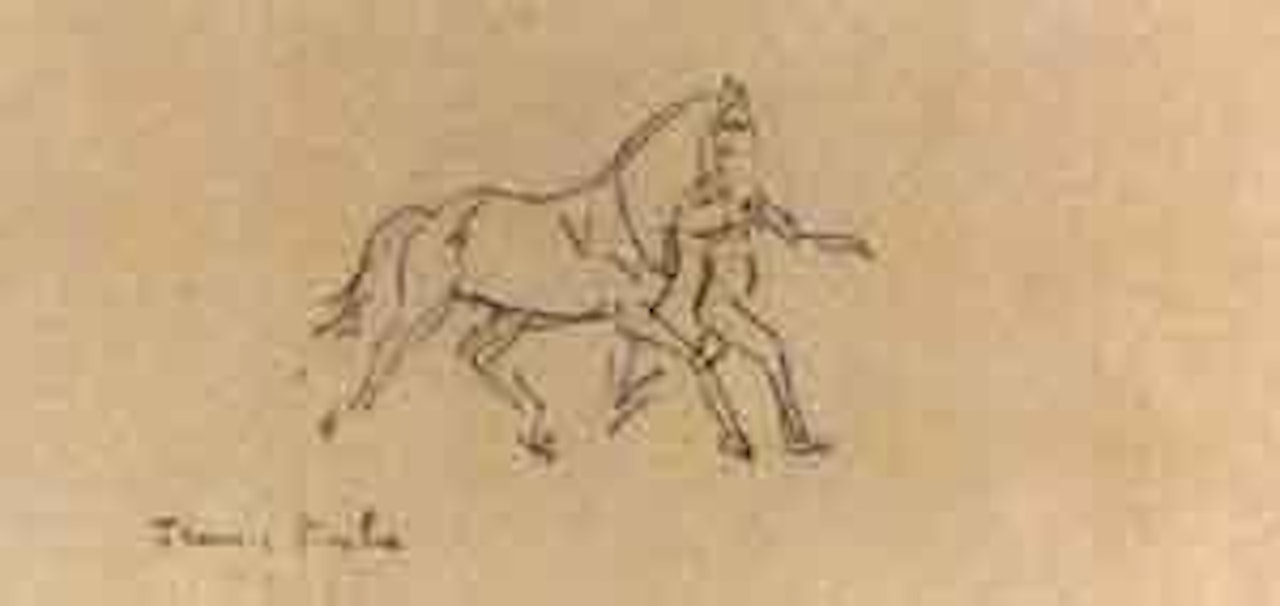 Horse being led by Francis Picabia