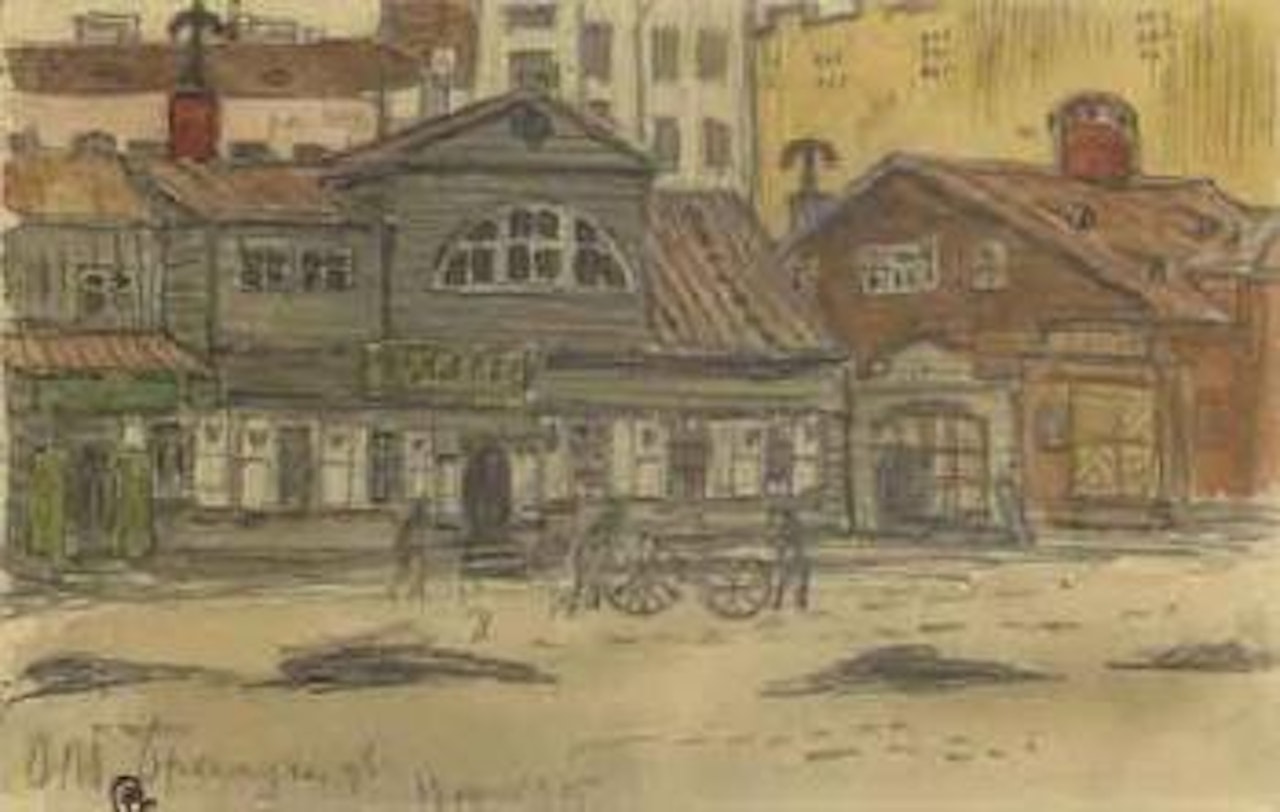 Bronetskaia Oulista by Mstislav Valerianovich Dobuzhinsky