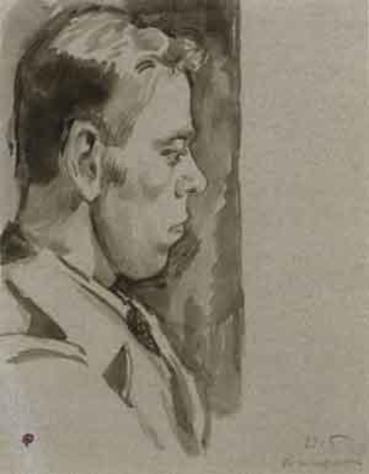 Portrait de M S Korovine, Russie by Mstislav Valerianovich Dobuzhinsky