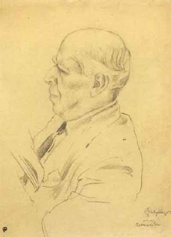 K S Stanislavski, Allemagne by Mstislav Valerianovich Dobuzhinsky