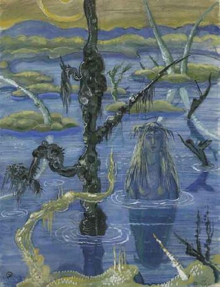 Ondine, Boston by Mstislav Valerianovich Dobuzhinsky
