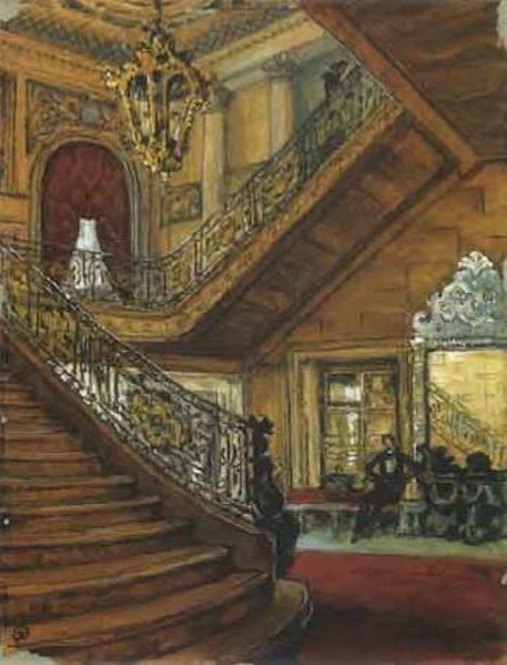 Interieur de Rasor Edge by Mstislav Valerianovich Dobuzhinsky