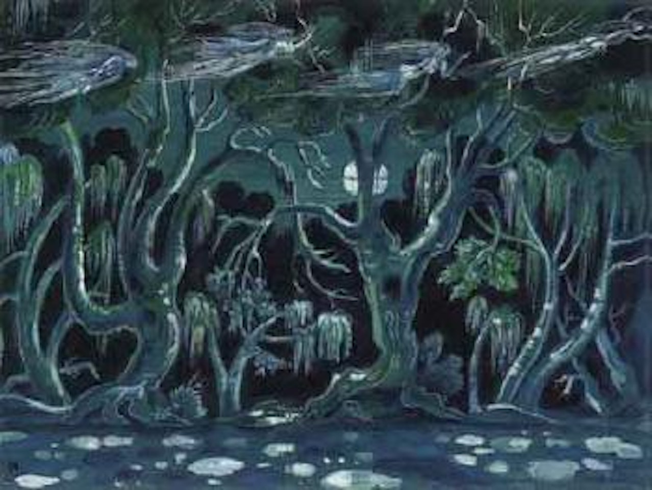 L'envol des Dryades, New York by Mstislav Valerianovich Dobuzhinsky