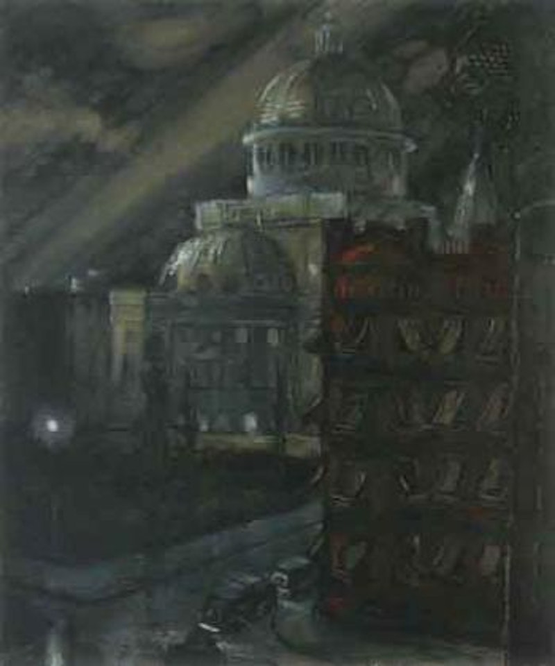 Christ Sciences Church, Boston by Mstislav Valerianovich Dobuzhinsky