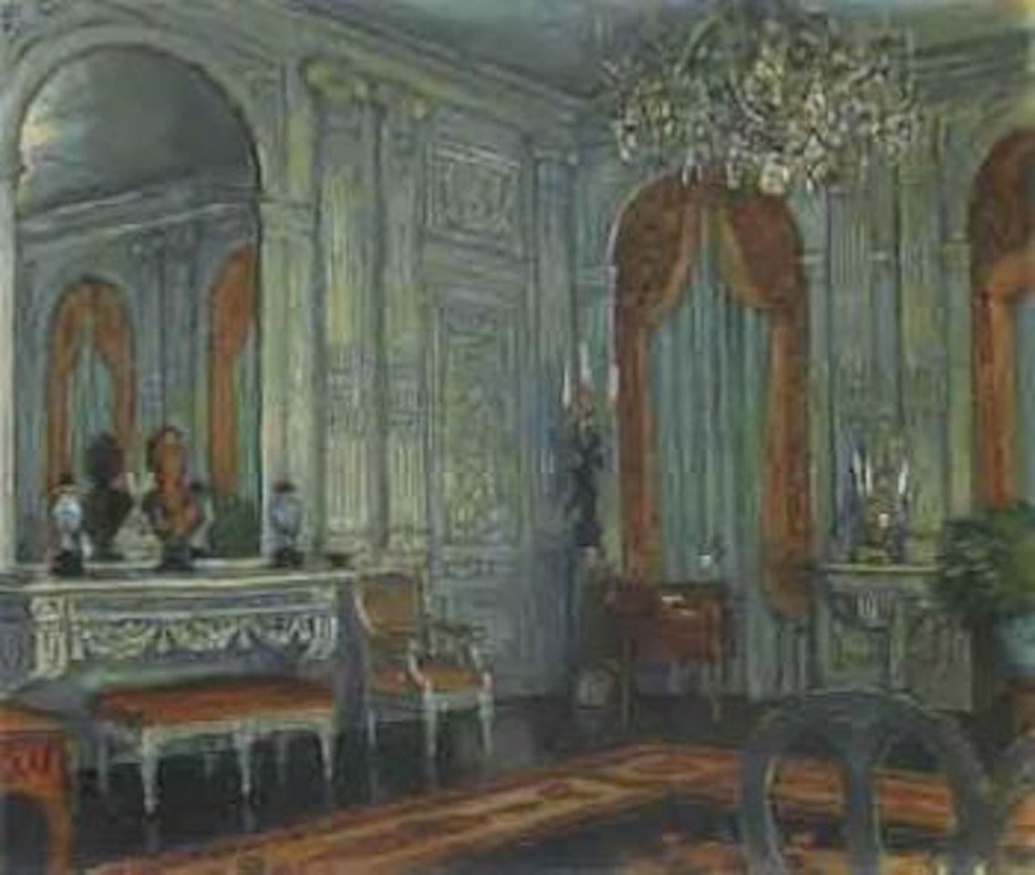 Chambre de style Louis XVI a New York by Mstislav Valerianovich Dobuzhinsky
