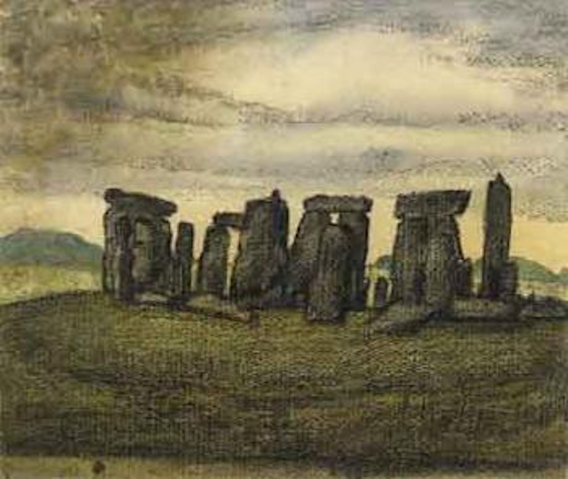 Stone Henge by Mstislav Valerianovich Dobuzhinsky