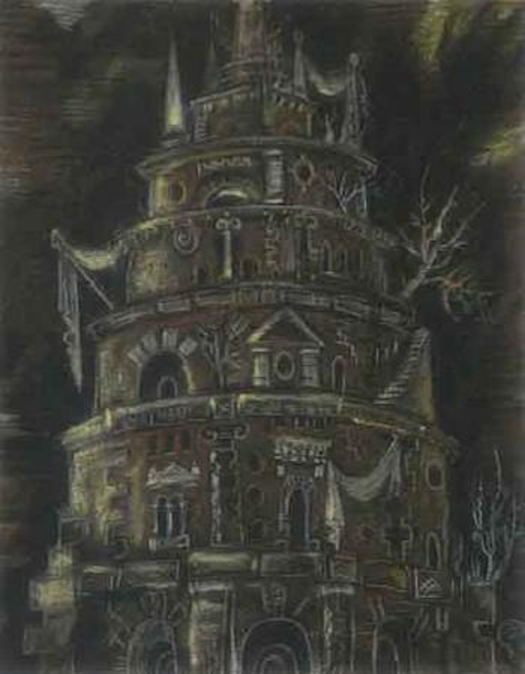 Tour, Londres by Mstislav Valerianovich Dobuzhinsky