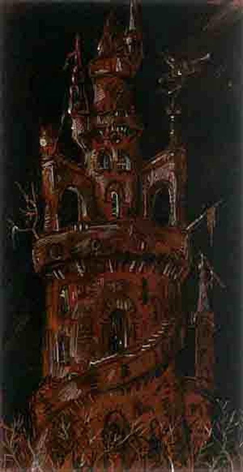 Tour, Londres by Mstislav Valerianovich Dobuzhinsky